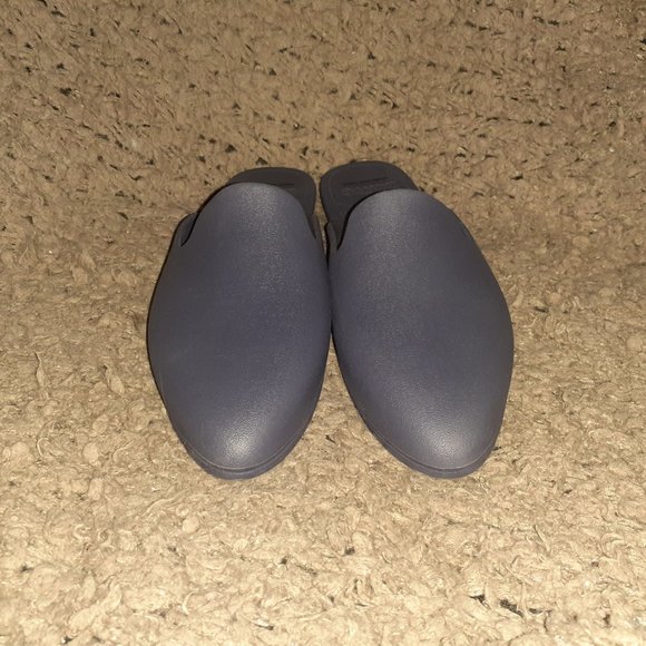 NATIVE-Ava Bloom Slip On Mules-Navy Blue-Sustainable Algae Shoes-Sz 7-Near Mint - Picture 3 of 7